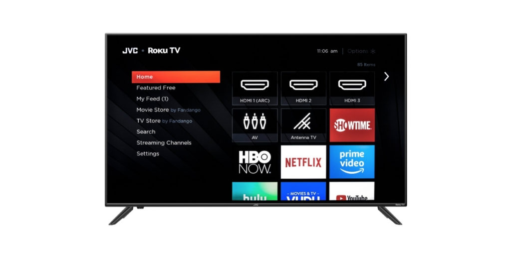 Walmart is offering a 55-inch JVC 4K UHD 2160p Roku Smart LED TV for $248.00 once their sales begin. This is normally priced at $399.99. 