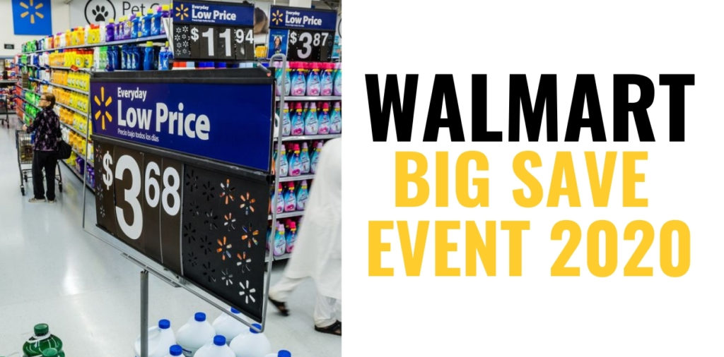 Walmart's Big Save Event 2020