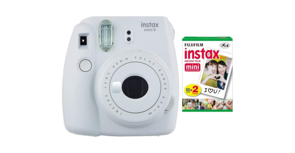 Fujifilm's Instant Camera Bundle comes in 14 different colors so you can pick out her favorite color. Included in the bundle are the camera and 20 film strips. 