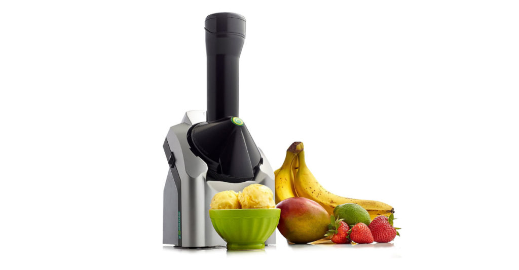 The Yonanas turns frozen fruit into a delicious soft serve. Just freeze your fruits ahead of time and begin creating your new soft serve flavors. 